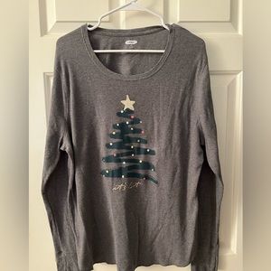 Old Navy Graphic Long Sleeve Thermal Tee